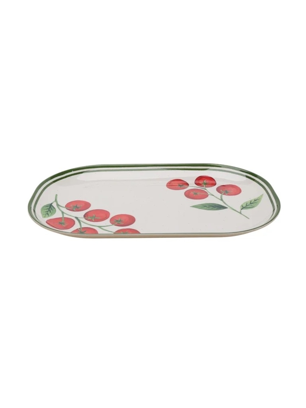 Versatility 
NWT B H G Bamboo Melamine Tomato Beige Serving Tray 15.6x 10.1X1.1